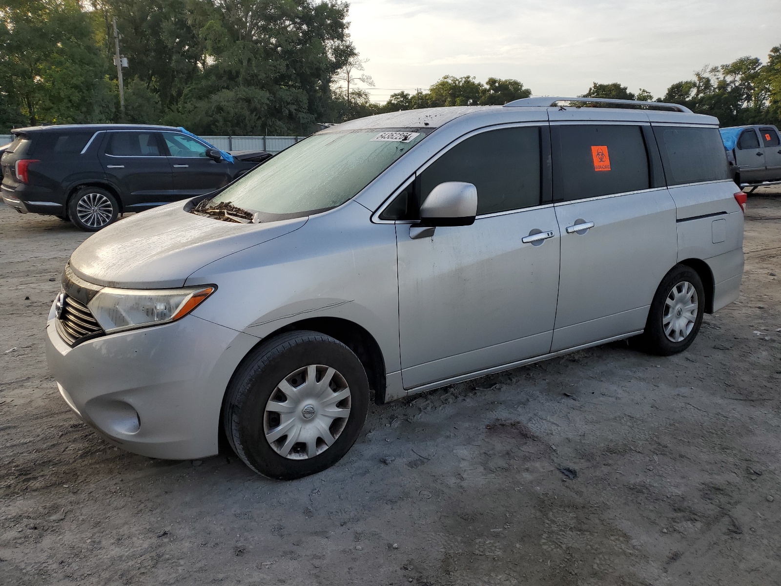 2014 Nissan Quest S vin: JN8AE2KP7E9102706