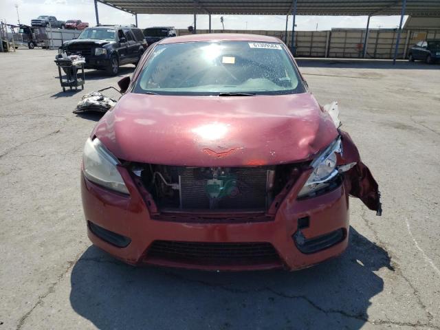 Sedans NISSAN SENTRA 2015 Czerwony