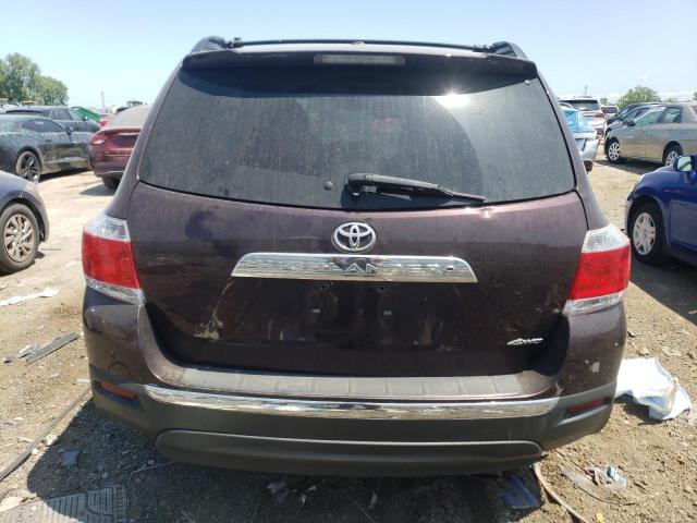  TOYOTA HIGHLANDER 2012 Червоний