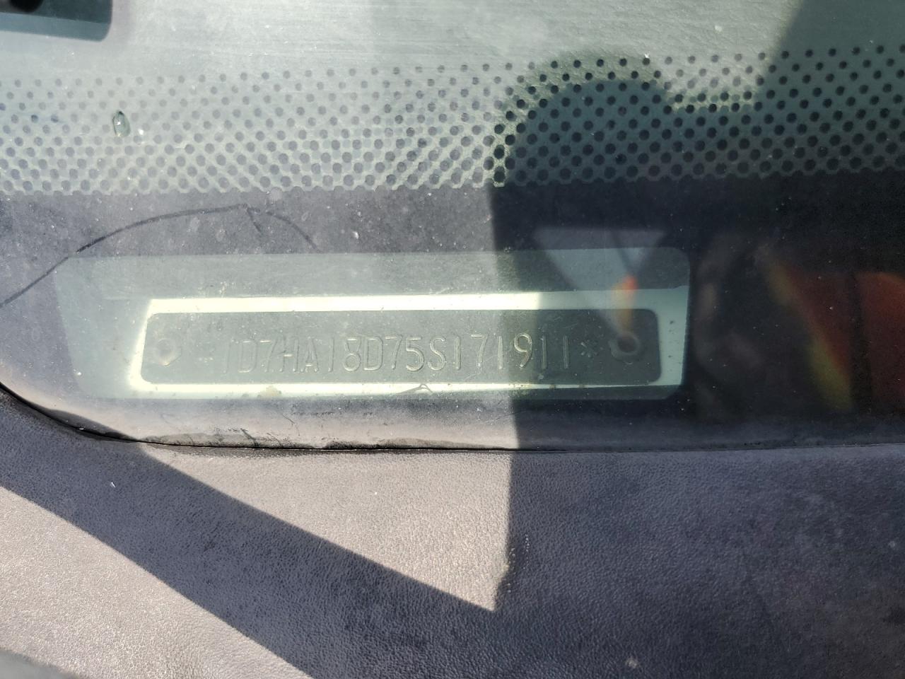 2005 Dodge Ram 1500 St VIN: 1D7HA18D75S171911 Lot: 61342264