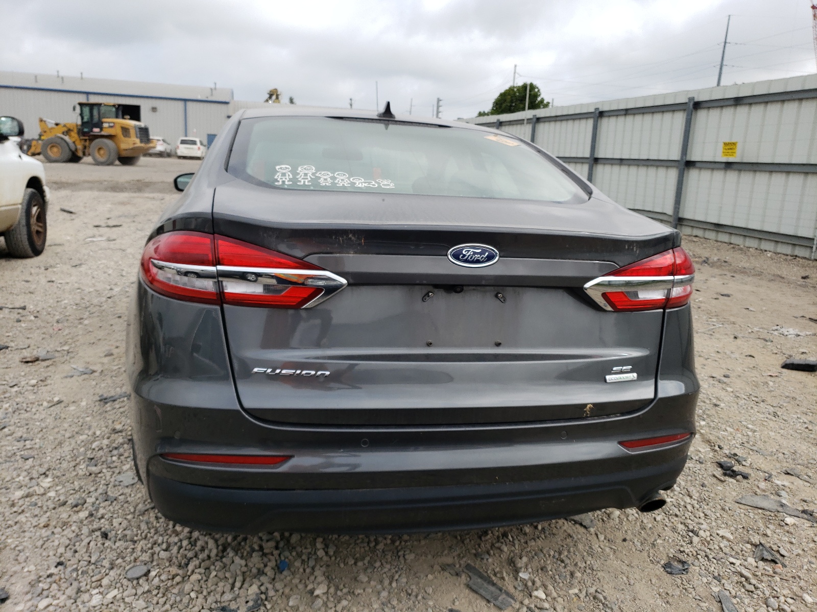 2019 Ford Fusion Se vin: 3FA6P0HD4KR165989