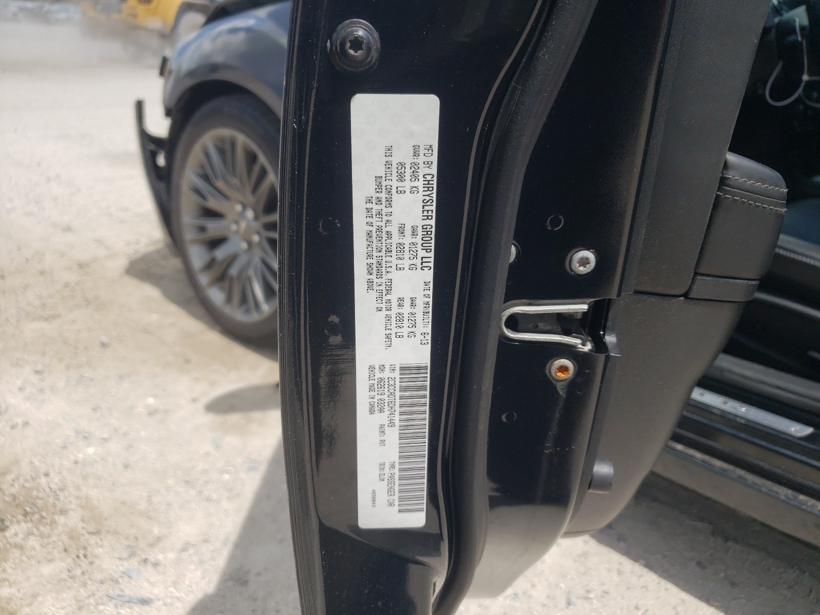 2C3CCADT6DH741449 2013 Chrysler 300C Varvatos