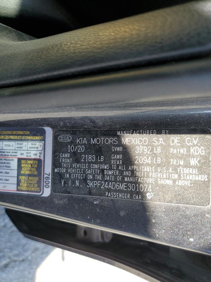 3KPF24AD6ME301074 2021 KIA FORTE - Image 14