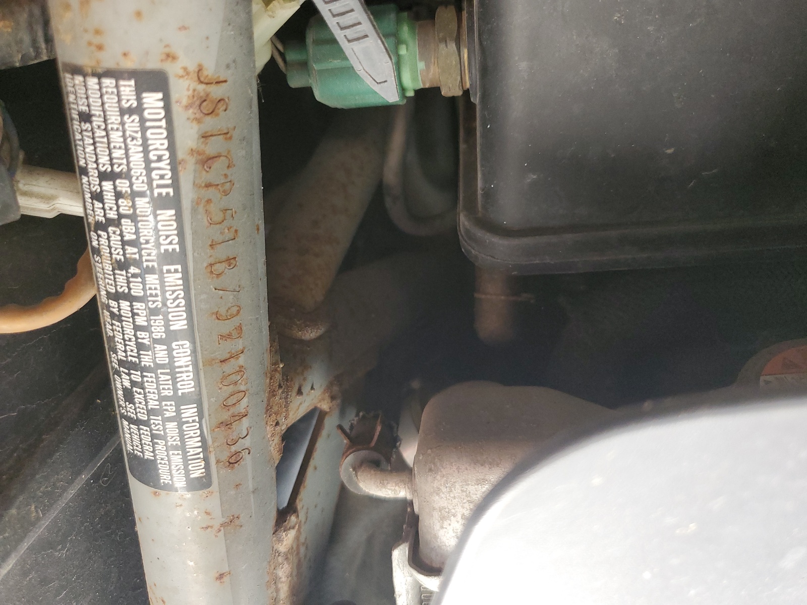 JS1CP51B792100436 2009 Suzuki An650 A