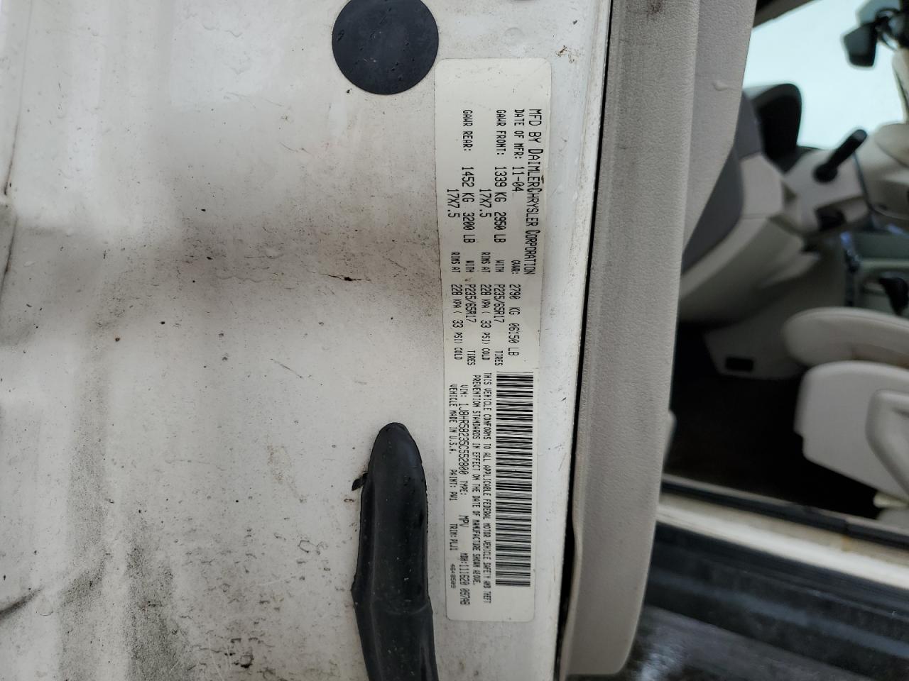 2005 Jeep Grand Cherokee Limited VIN: 1J8HR58235C552800 Lot: 65377094