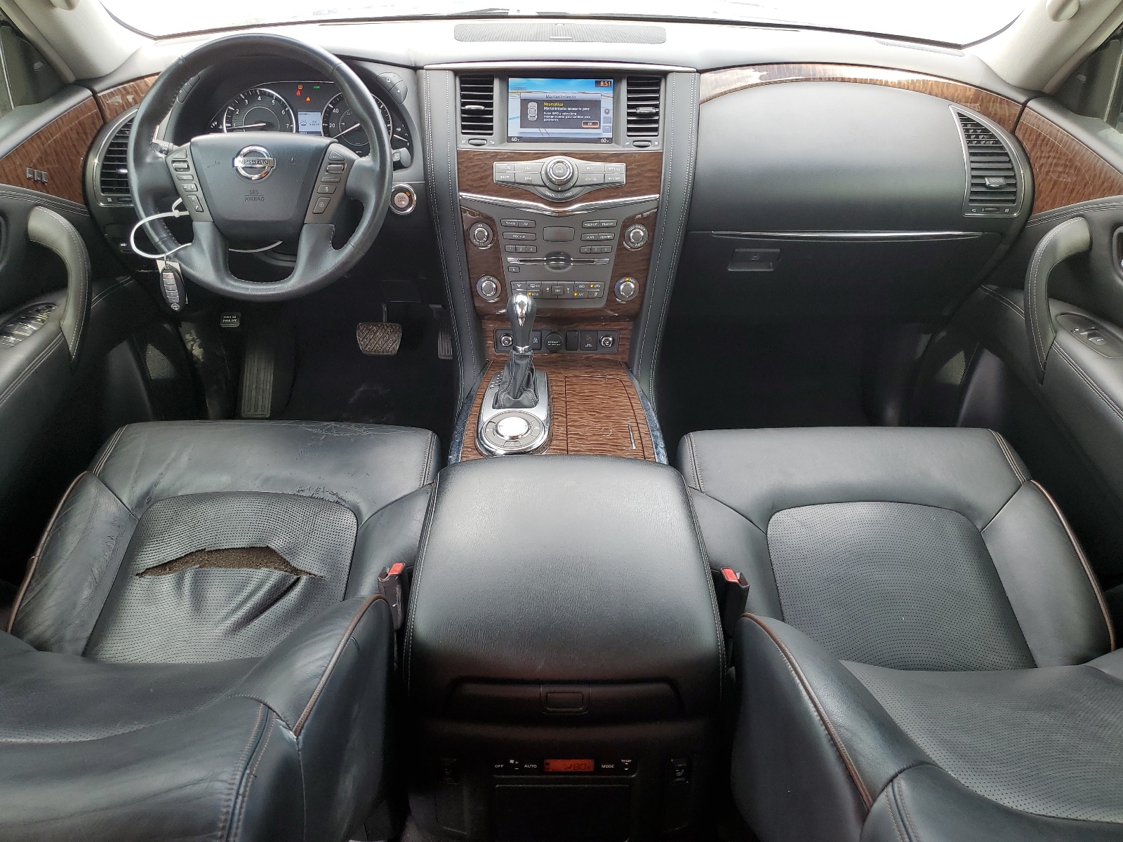 JN8AY2ND5H9000656 2017 Nissan Armada Sv