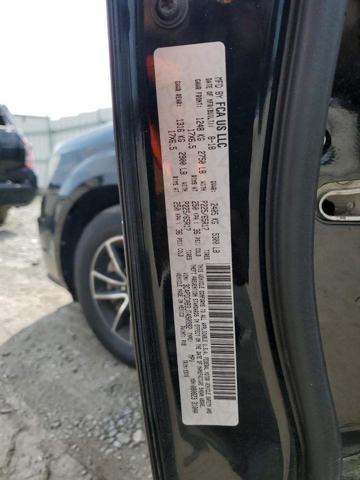 2018 Dodge Journey Se VIN: 3C4PDCAB3JT490992 Lot: 62897674