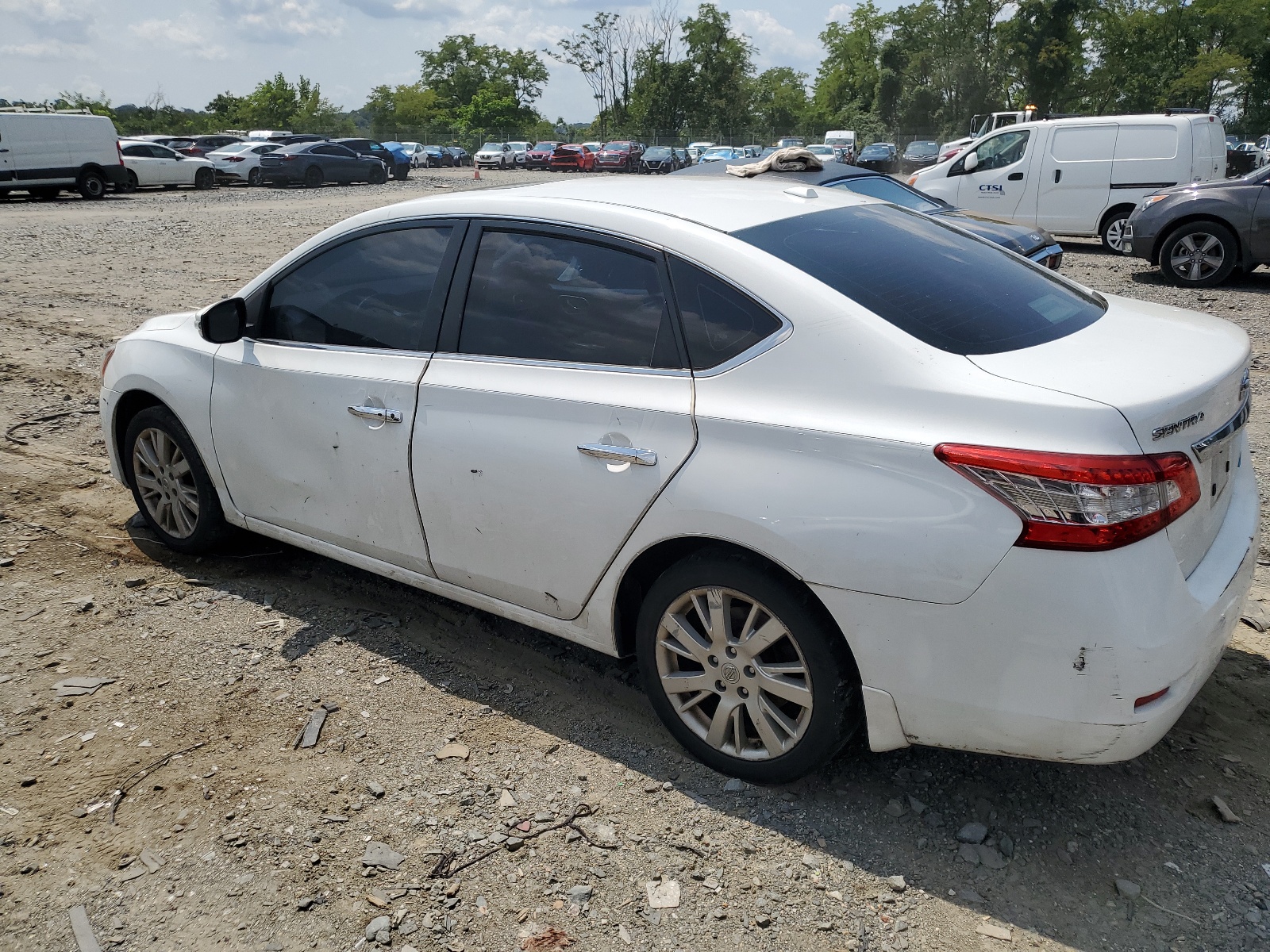 2014 Nissan Sentra S vin: 3N1AB7AP7EY308897