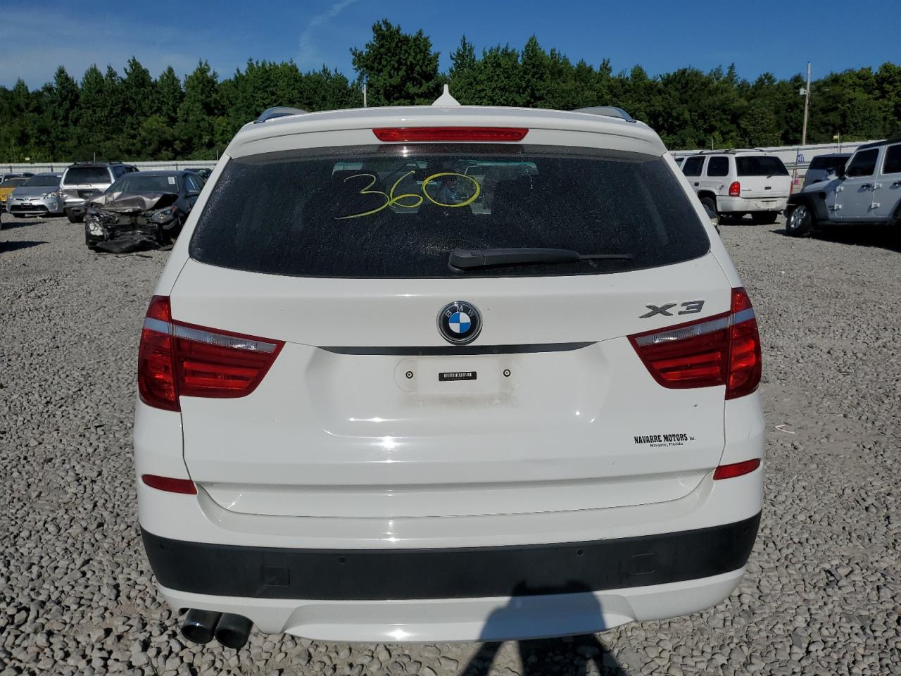 2012 BMW X3 xDrive35I VIN: 5UXWX7C59CL737835 Lot: 61216434