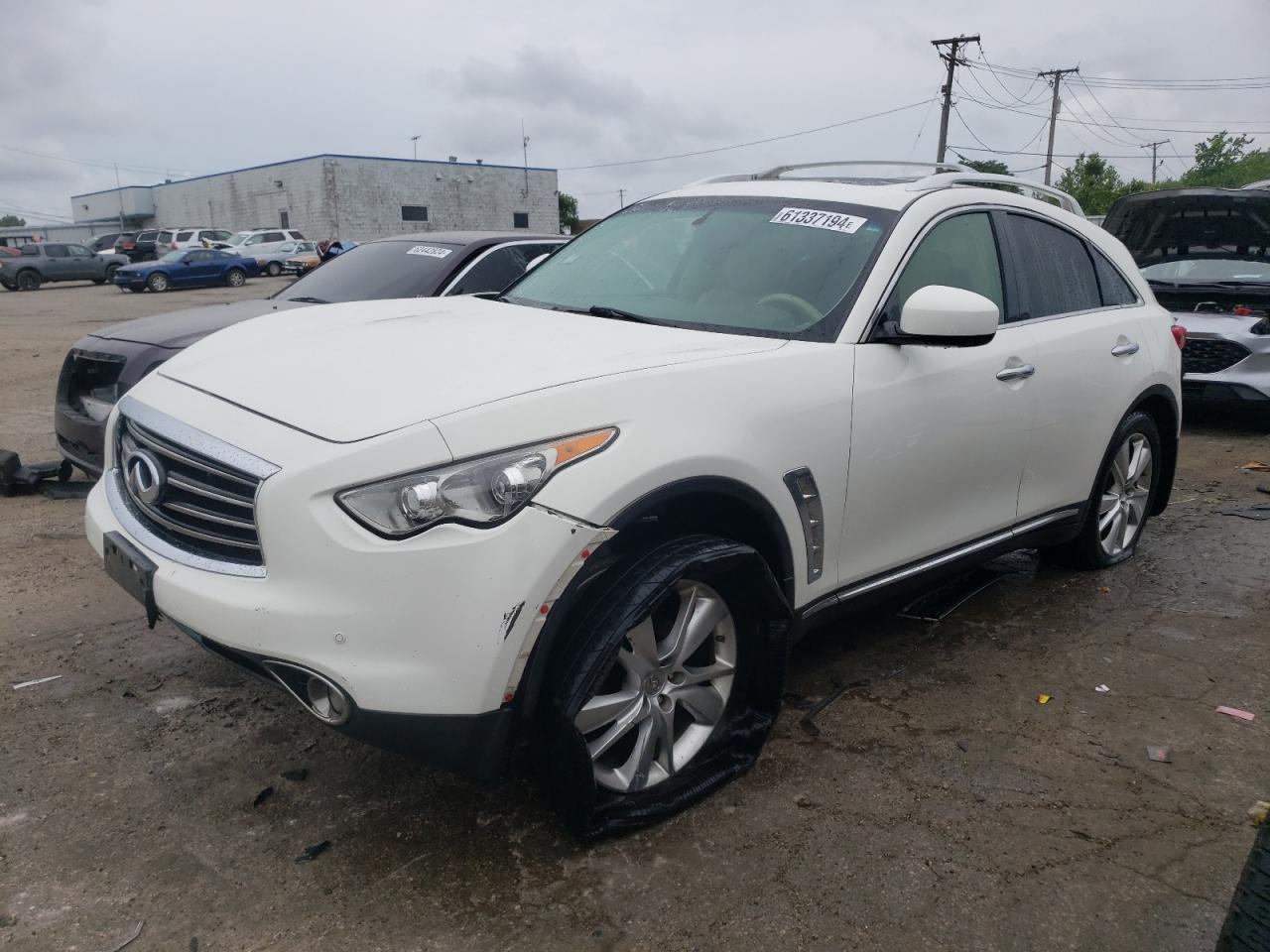 2012 Infiniti Fx35 VIN: JN8AS1MW2CM155931 Lot: 61337194