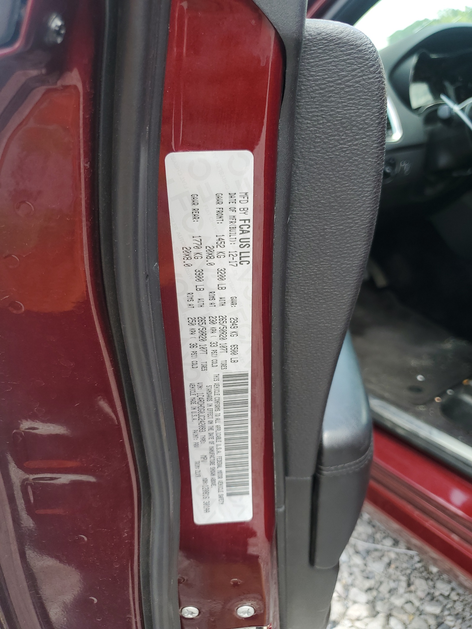 1C4RDHDG0JC242093 2018 Dodge Durango Gt