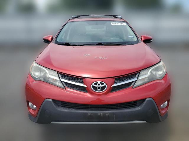  TOYOTA RAV4 2015 Червоний