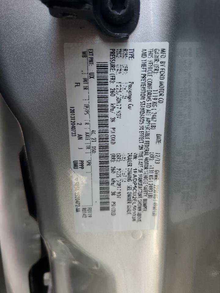 2014 Ford C-Max Premium VIN: 1FADP5CU2EL501038 Lot: 65049424