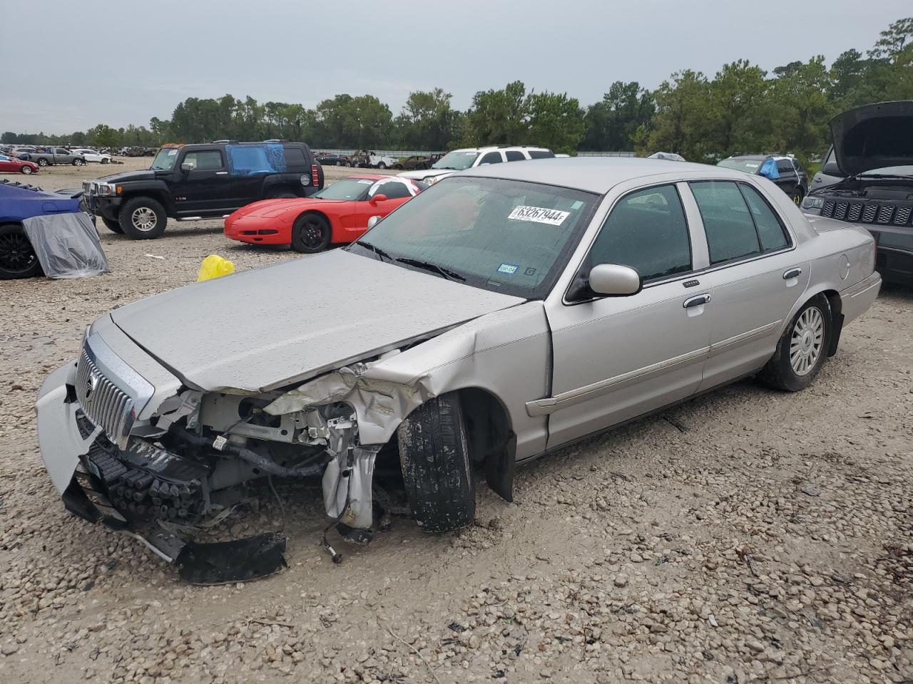 2007 Mercury Grand Marquis Ls silver null flexible 2MEHM75V87X613868 photo #1