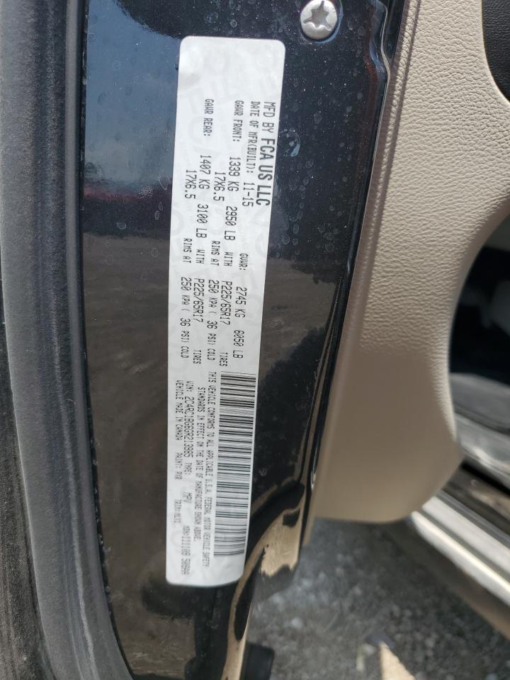 2016 Chrysler Town & Country Touring VIN: 2C4RC1BG6GR213985 Lot: 62683804