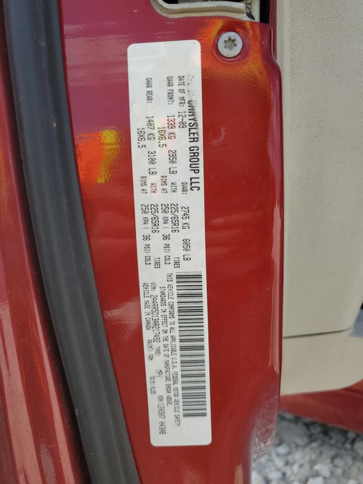 2010 Chrysler Town & Country Touring VIN: 2A4RR5D13AR217492 Lot: 62716444