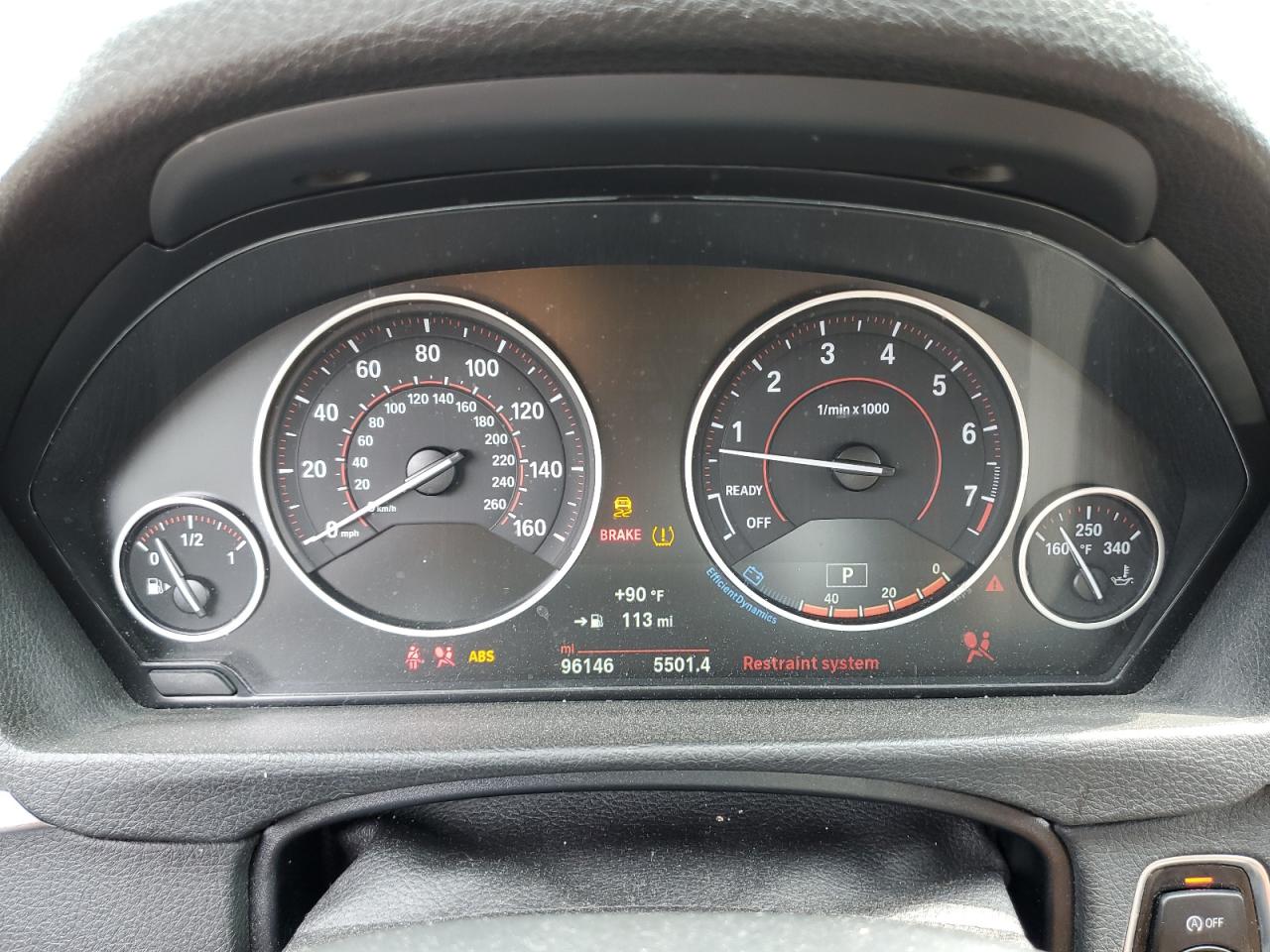 2016 BMW 328 Xi Sulev VIN: WBA8E3G5XGNT75363 Lot: 63770974