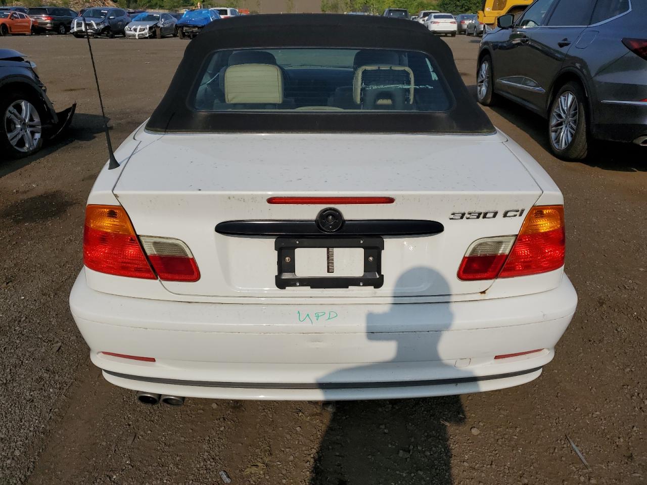 2001 BMW 330 Ci VIN: WBABS53471JU88404 Lot: 63266194