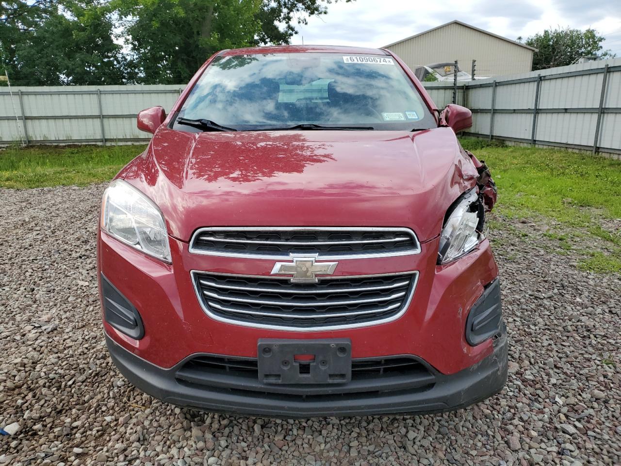 2015 Chevrolet Trax 1Ls VIN: KL7CJPSB7FB261654 Lot: 61090674