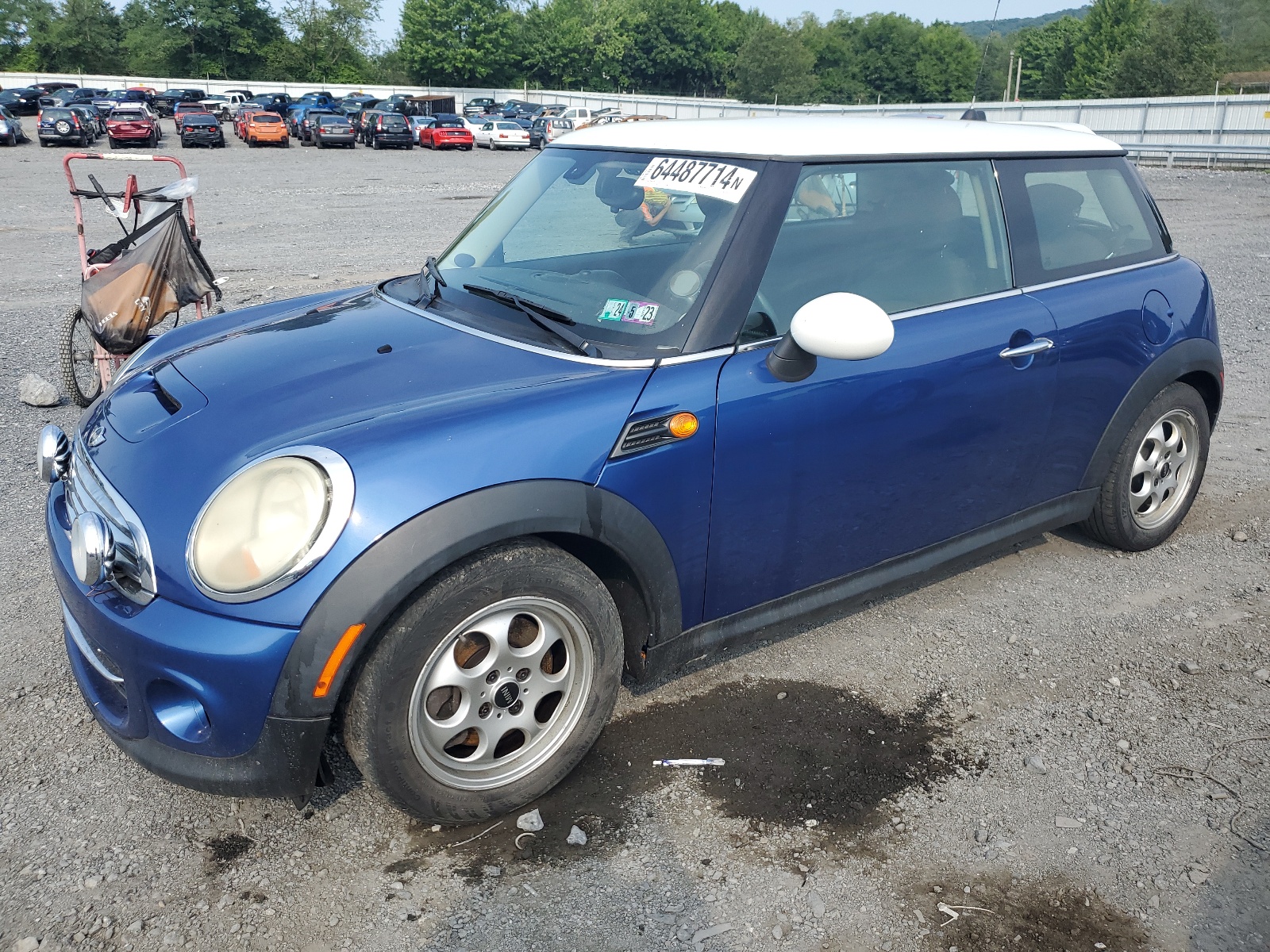 2012 Mini Cooper vin: WMWSU3C5XCT369891