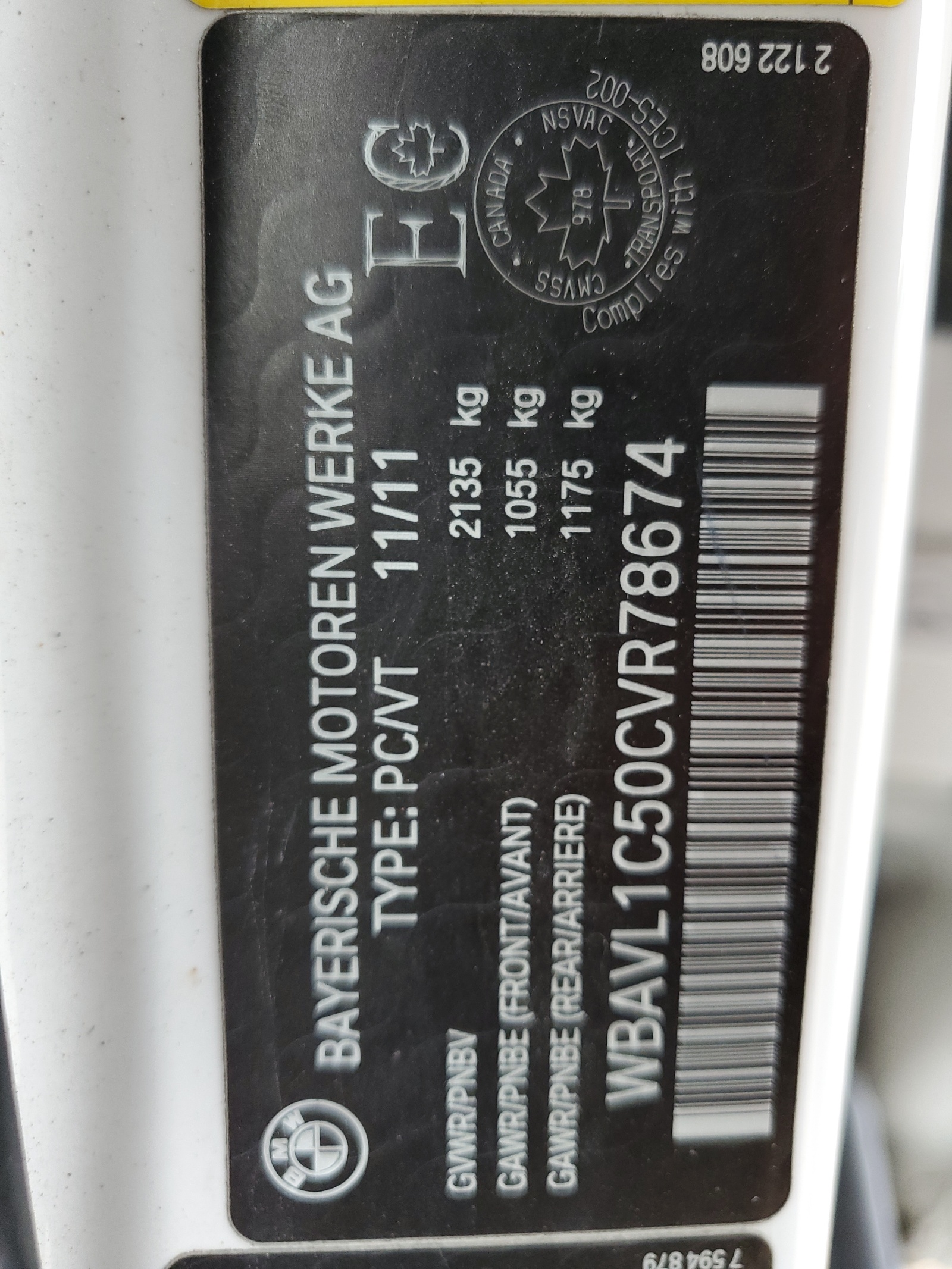 WBAVL1C50CVR78674 2012 BMW X1 xDrive28I