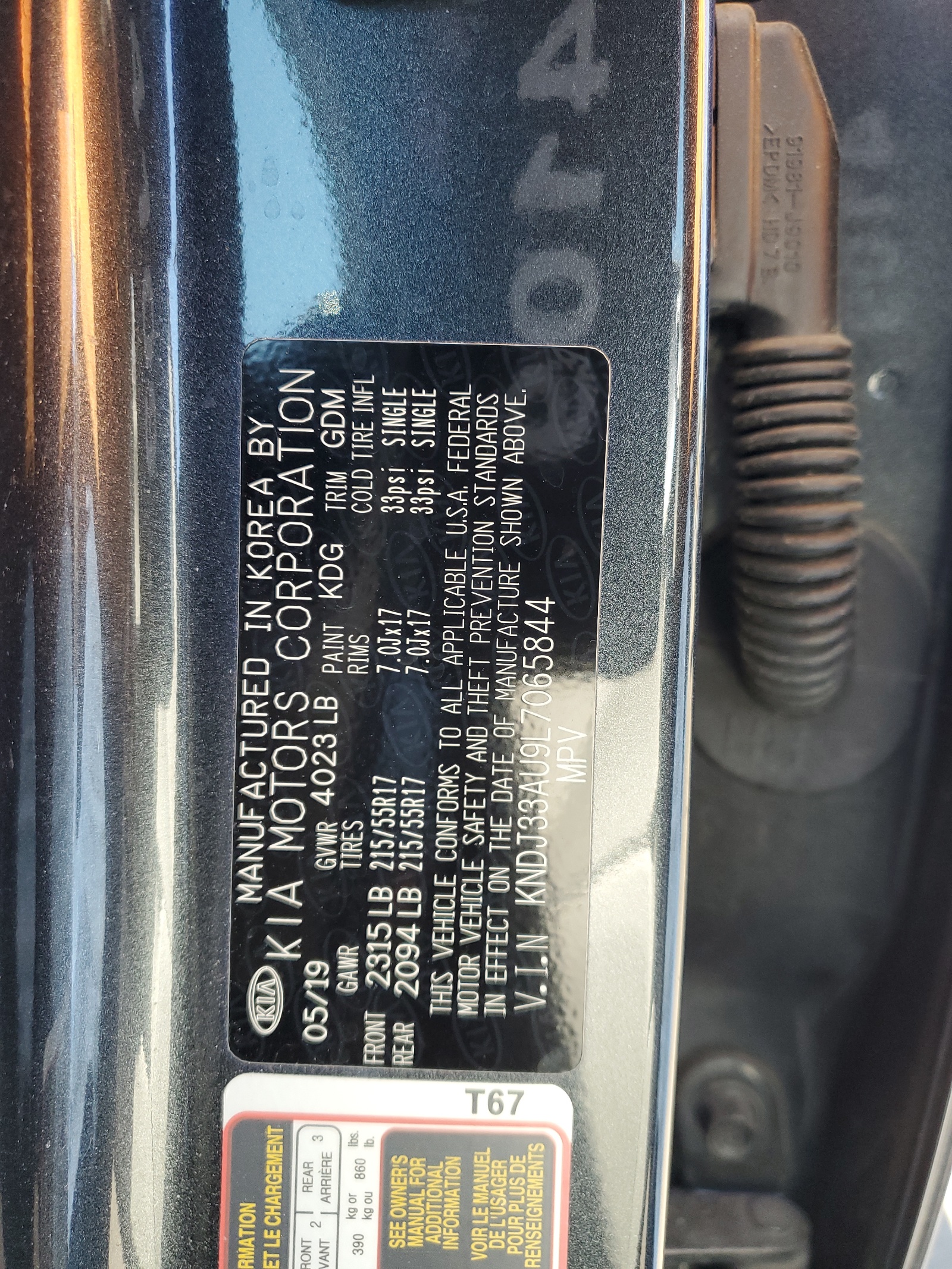 KNDJ33AU9L7065844 2020 Kia Soul Ex