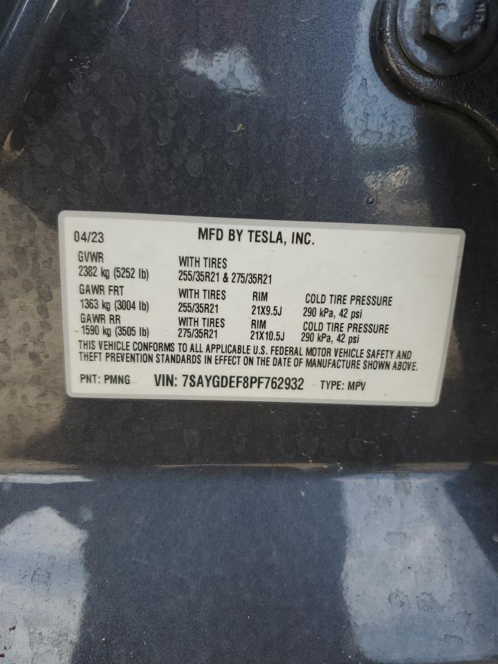 7SAYGDEF8PF762932 2023 TESLA MODEL Y - Image 14