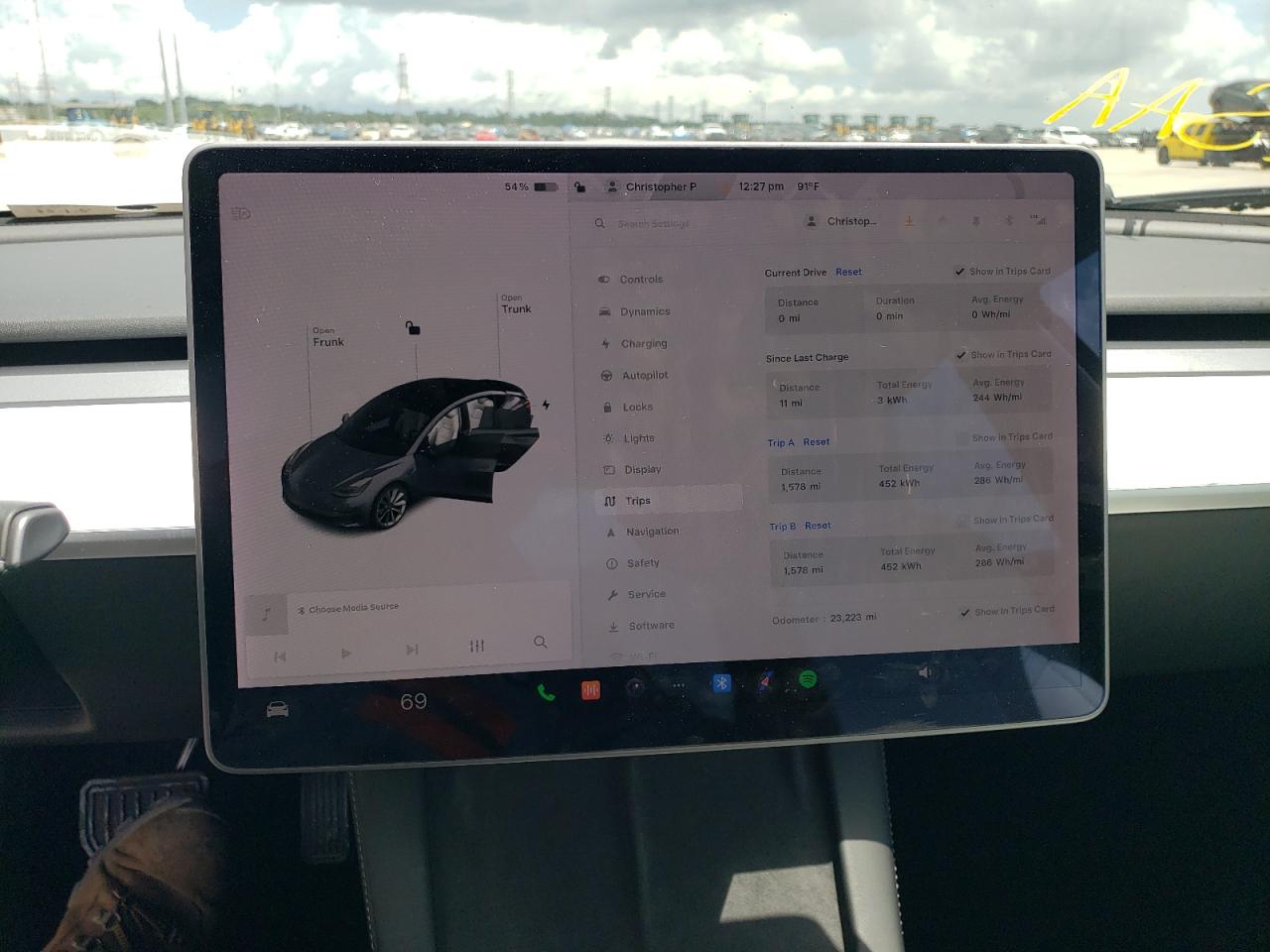 5YJ3E1EA3MF843087 2021 Tesla Model 3