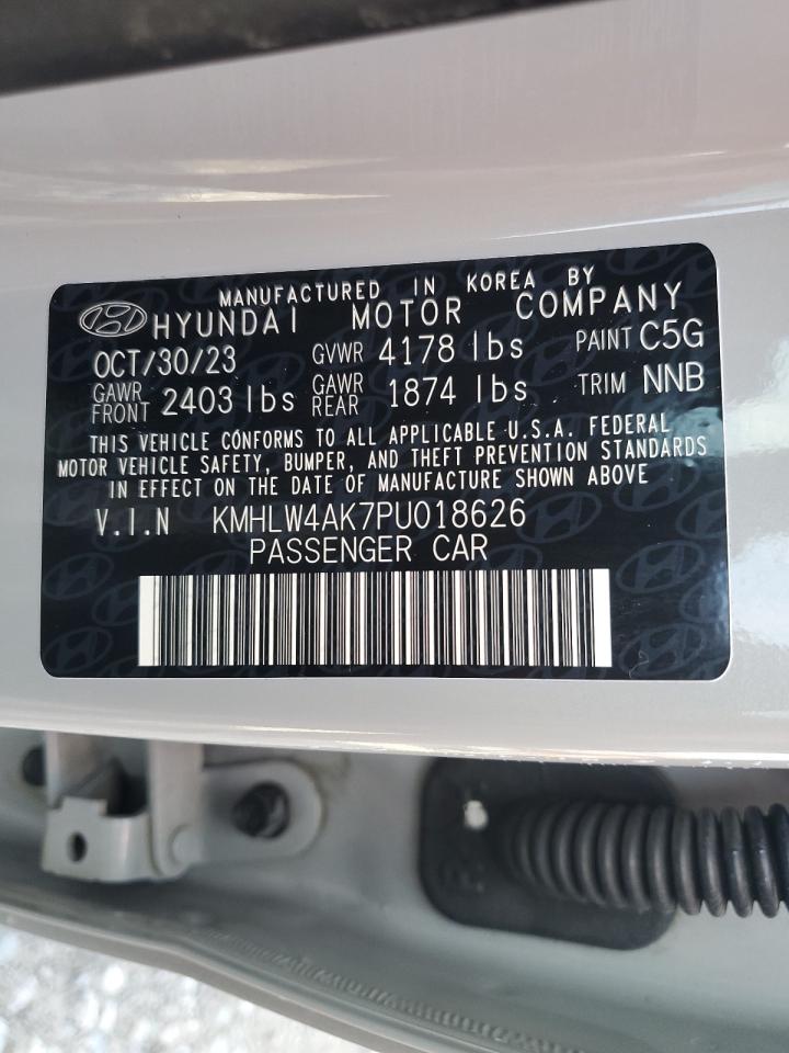 2023 Hyundai Elantra N VIN: KMHLW4AK7PU018626 Lot: 65362434