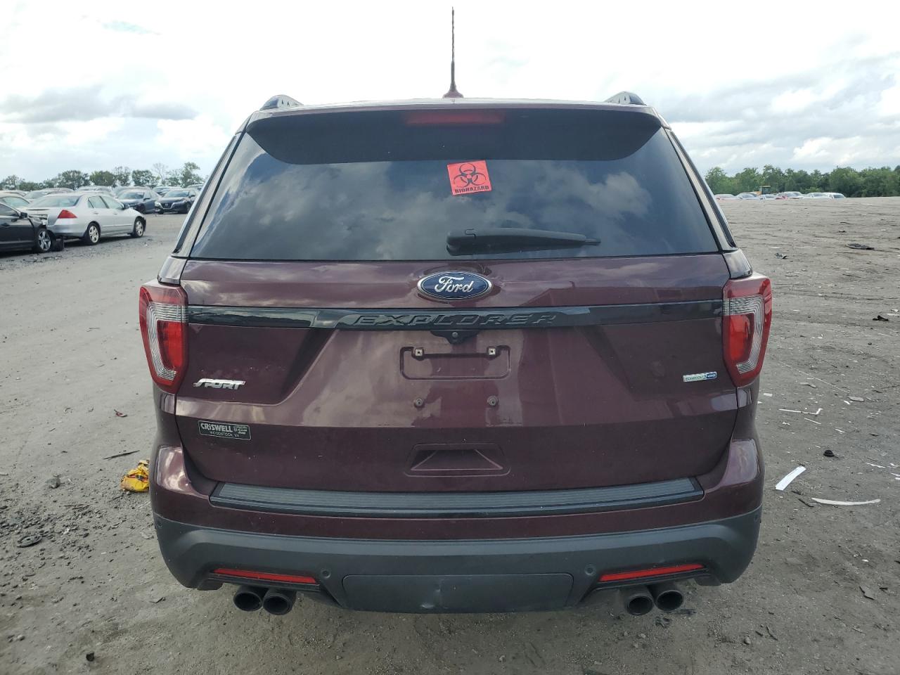 2018 Ford Explorer Sport VIN: 1FM5K8GT1JGB17069 Lot: 64240564