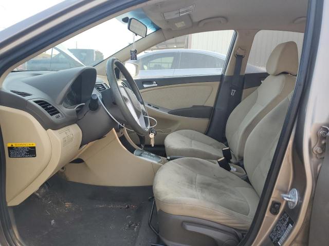  HYUNDAI ACCENT 2013 tan