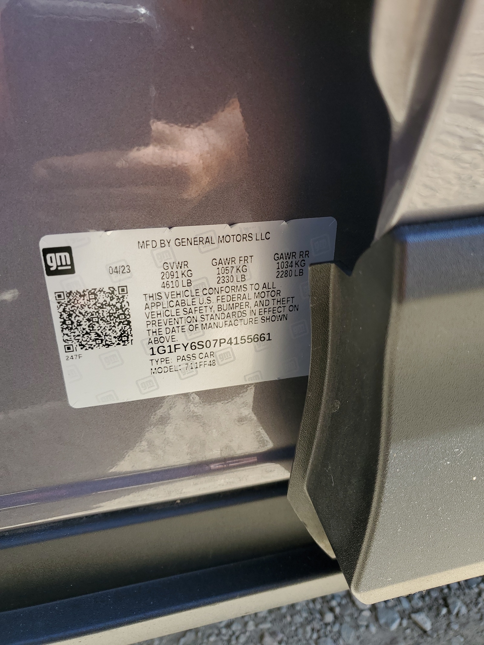 1G1FY6S07P4155661 2023 Chevrolet Bolt Euv Lt