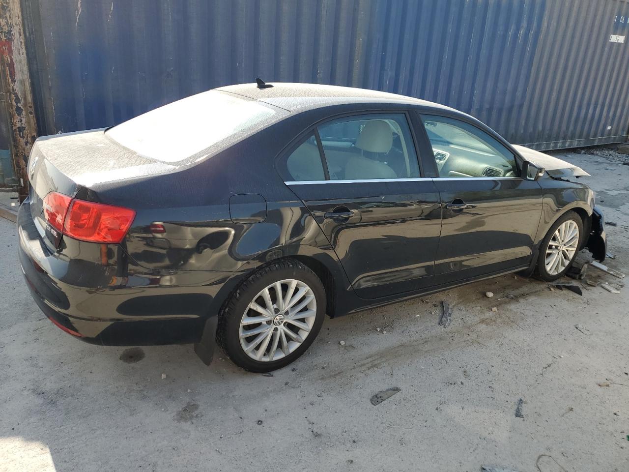 2011 Volkswagen Jetta Sel black sedan gas 3VWLZ7AJXBM377841 photo #4