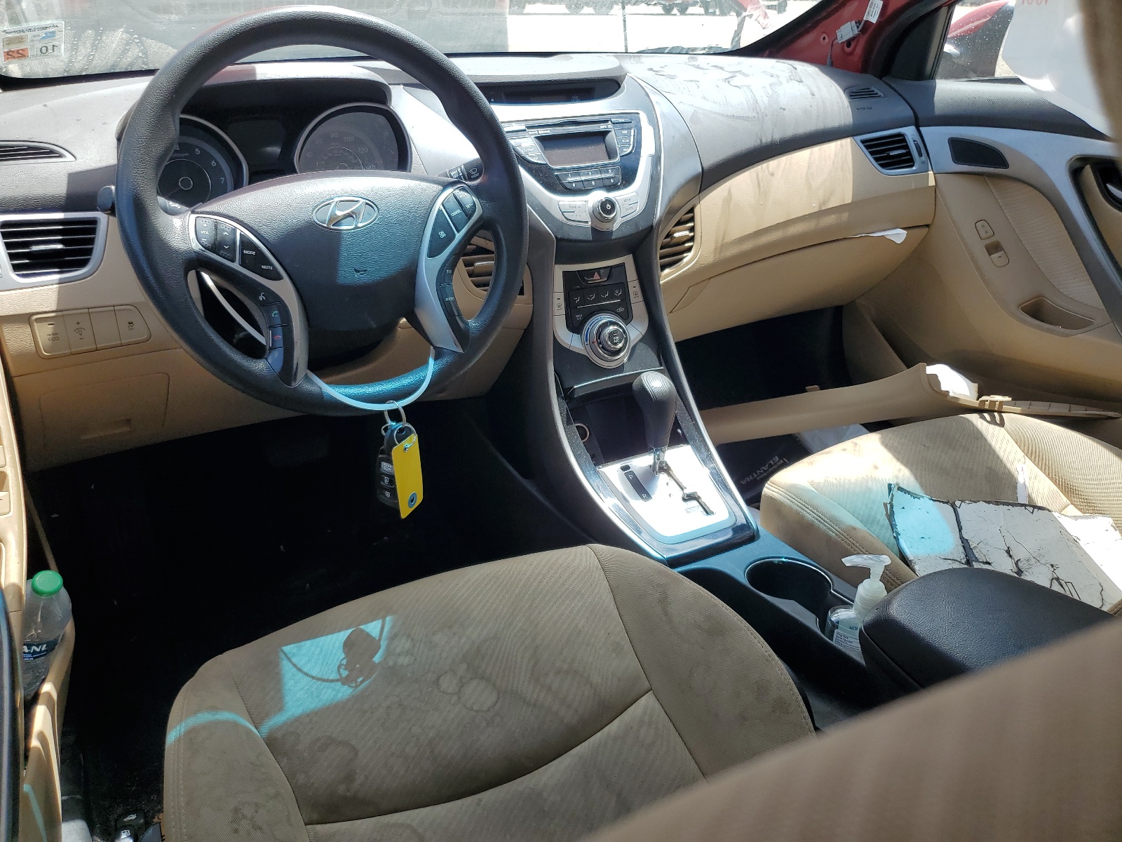 KMHDH4AEXCU271670 2012 Hyundai Elantra Gls