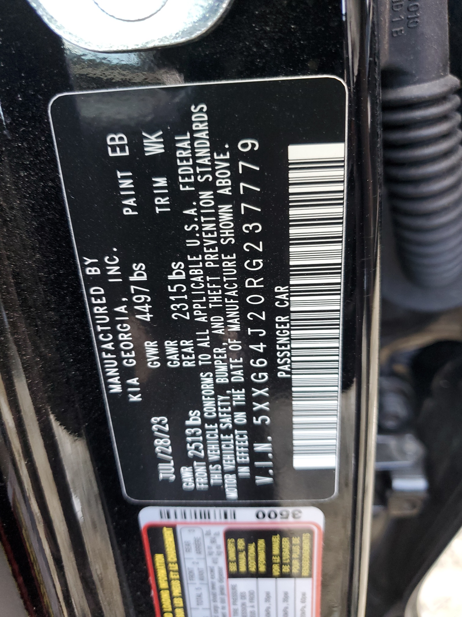 5XXG64J20RG237779 2024 Kia K5 Gt Line