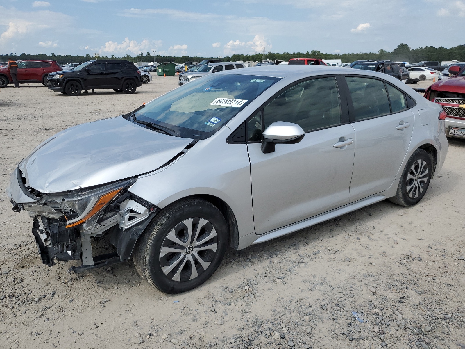 2022 Toyota Corolla Le vin: JTDEAMDEXN3008595