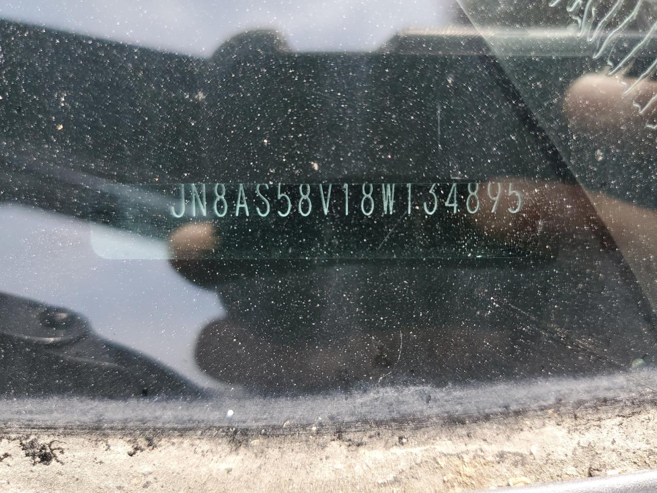 2008 Nissan Rogue S VIN: JN8AS58V18W134895 Lot: 63411584