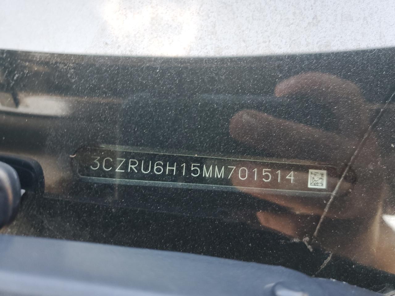 2021 Honda Hr-V Sport VIN: 3CZRU6H15MM701514 Lot: 63853354