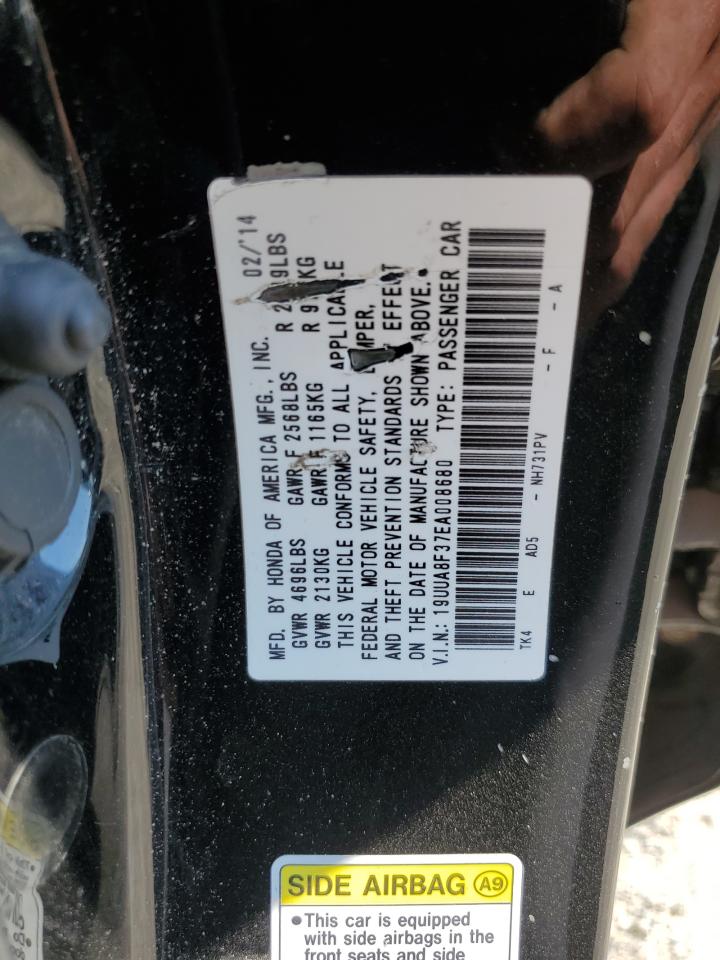 19UUA8F37EA008680 2014 Acura Tl Se