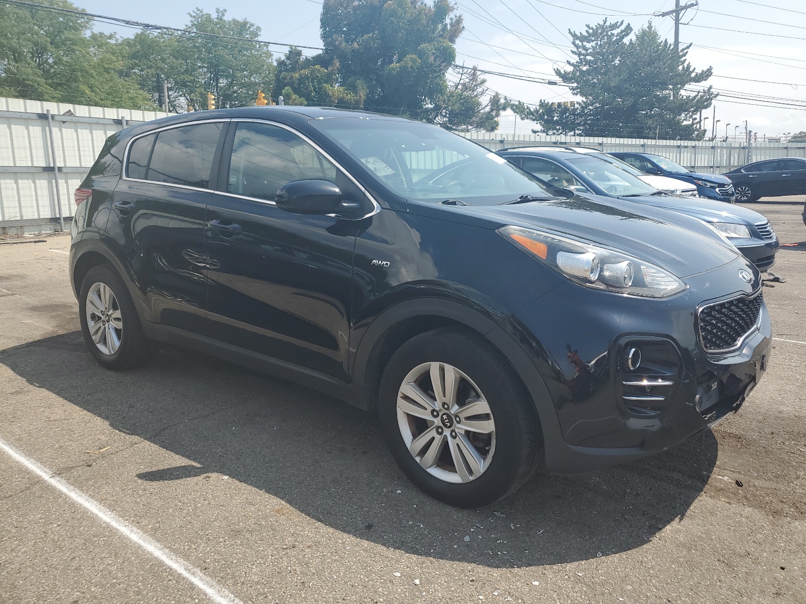 2018 Kia Sportage Lx vin: KNDPMCAC7J7458897