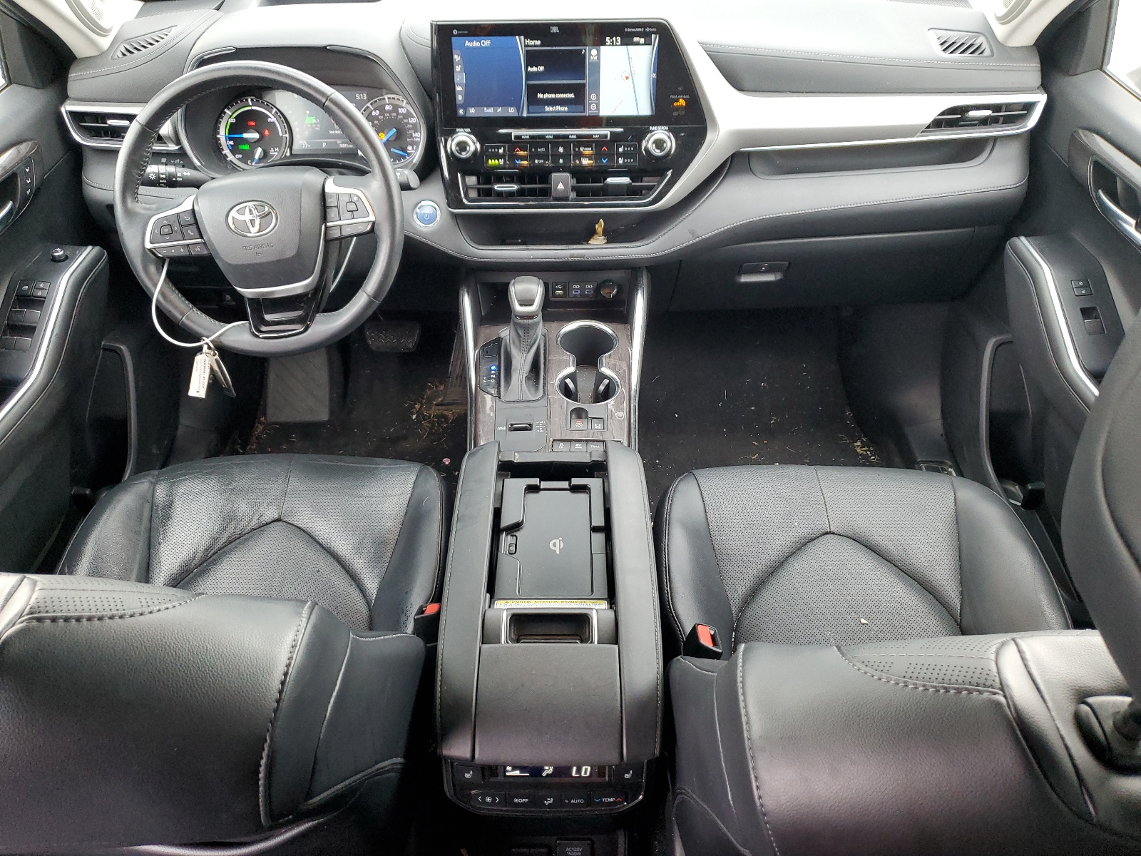 5TDEBRCH5NS078431 2022 Toyota Highlander Hybrid Platinum