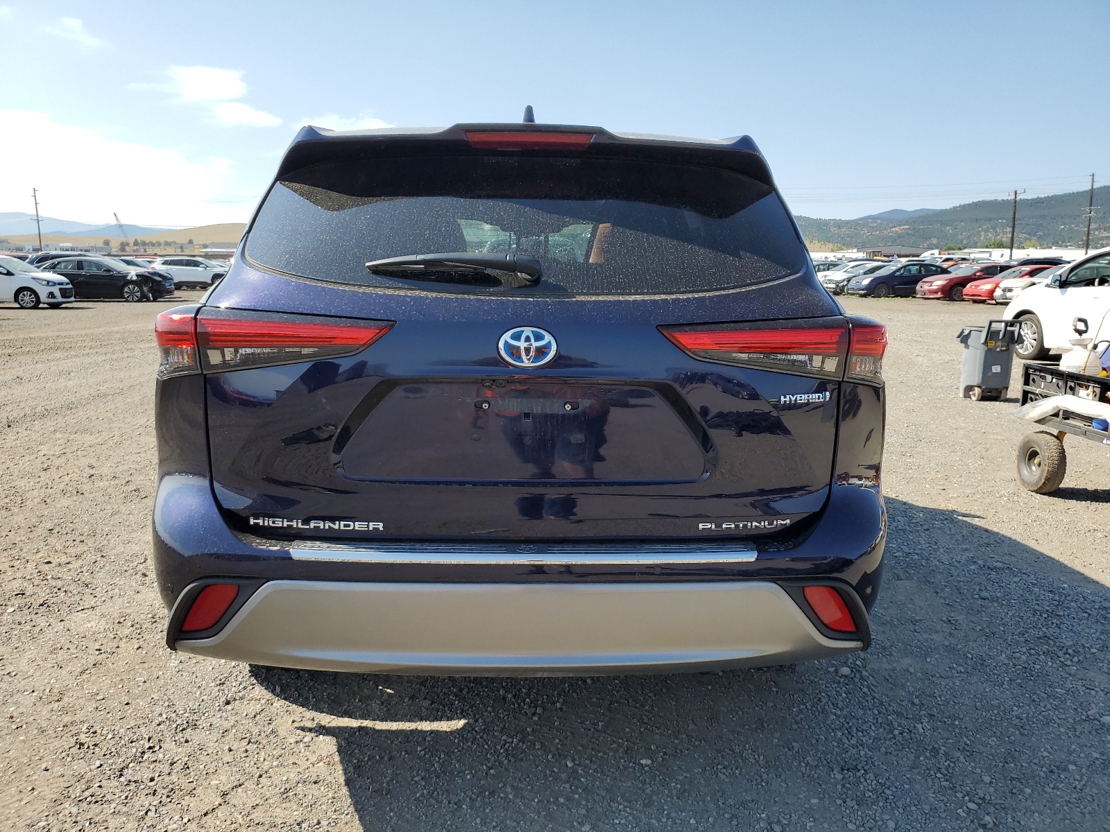 5TDEBRCH1MS046946 2021 Toyota Highlander Hybrid Platinum
