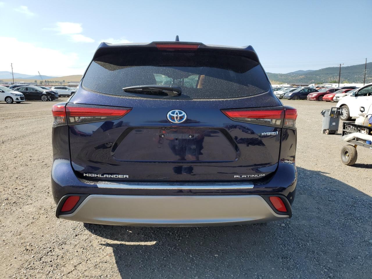 2021 Toyota Highlander Hybrid Platinum VIN: 5TDEBRCH1MS046946 Lot: 60946524