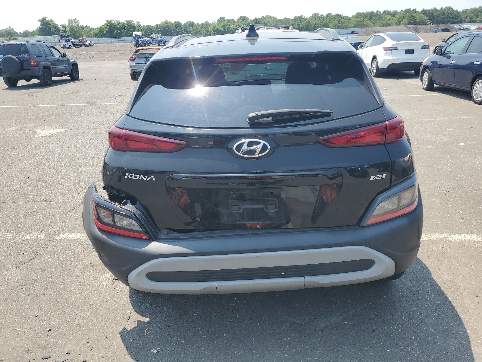 KM8K6CAB7NU806597 2022 Hyundai Kona Sel