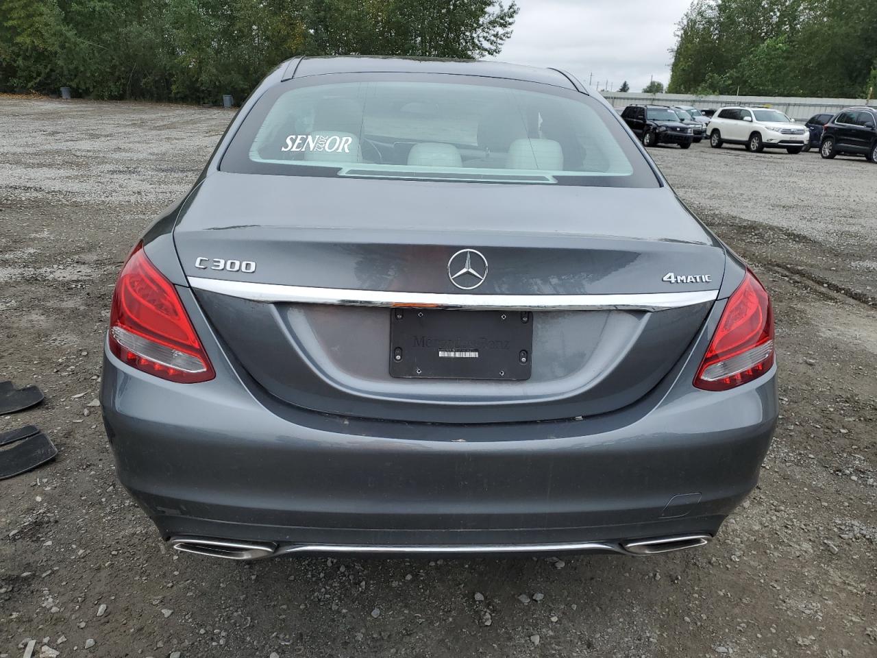 2017 Mercedes-Benz C 300 4Matic VIN: 55SWF4KB1HU232133 Lot: 65404374