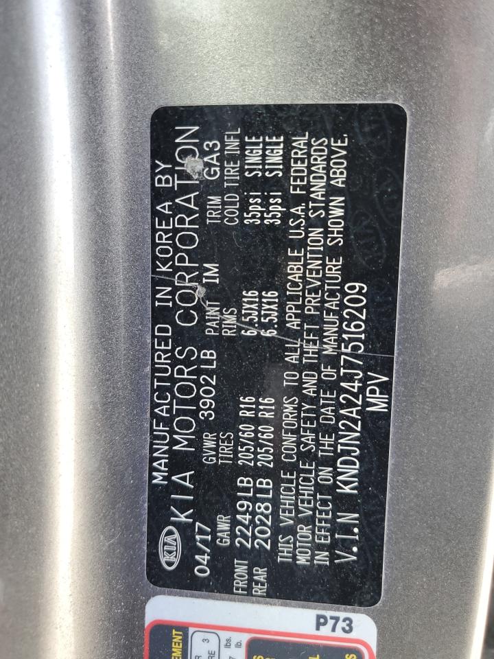 2018 Kia Soul VIN: KNDJN2A24J7516209 Lot: 62965884