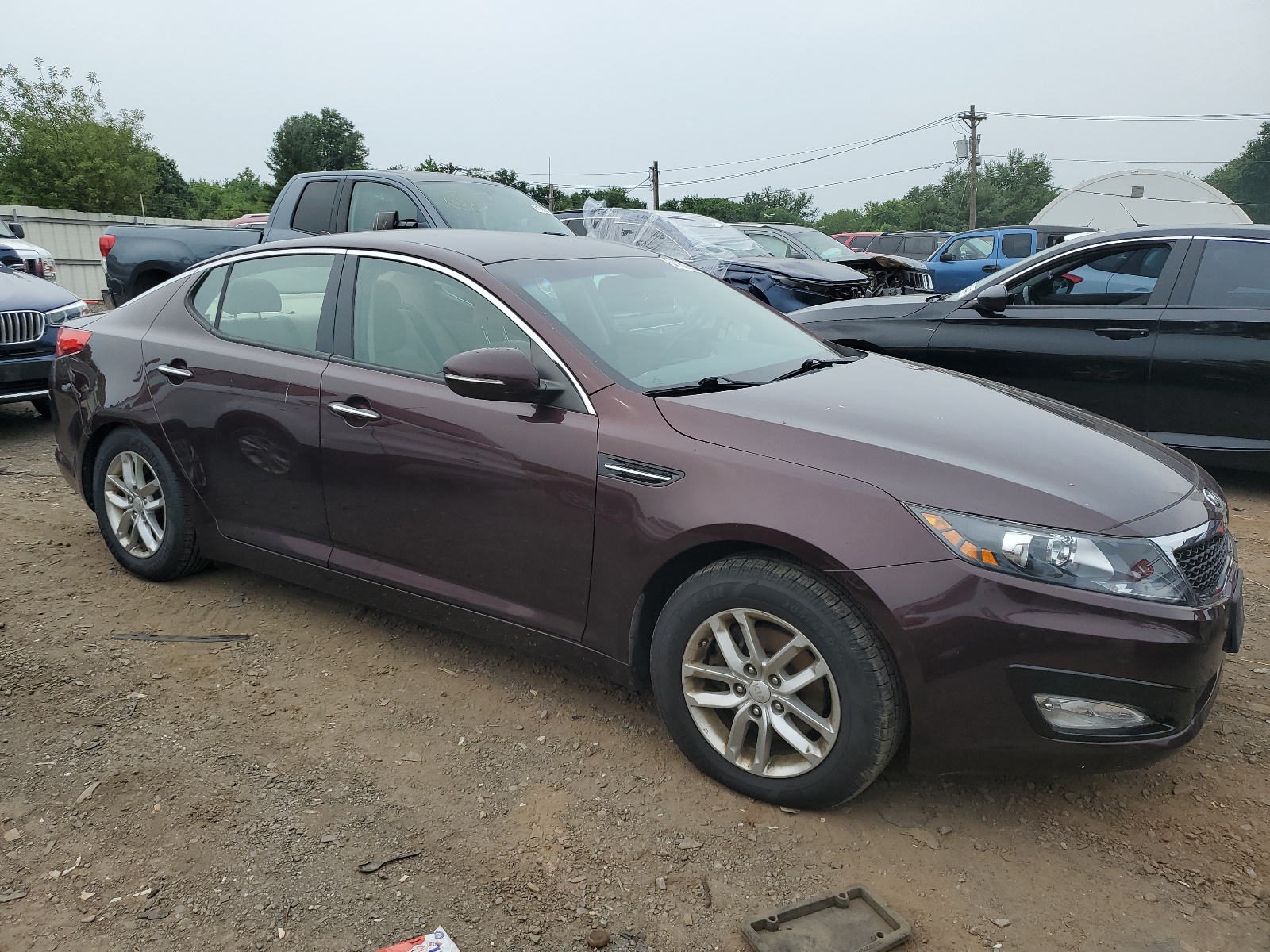 2013 Kia Optima Lx vin: 5XXGM4A70DG091264