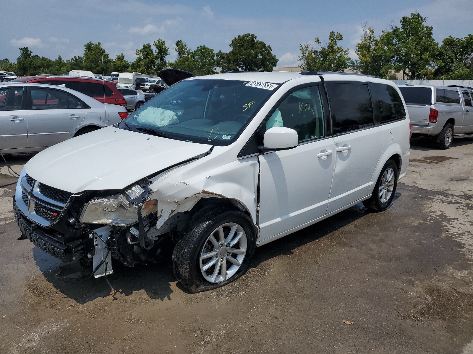 2019 Dodge Grand Caravan Sxt vin: 2C4RDGCG3KR696486