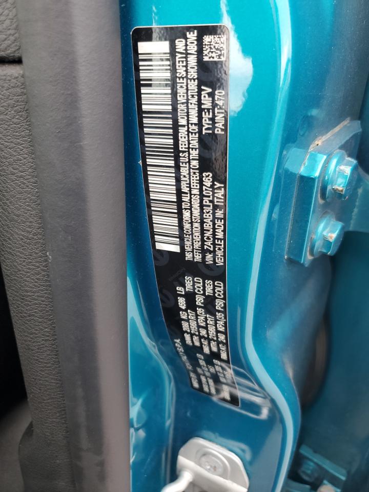 2020 Jeep Renegade Sport VIN: ZACNJBAB3LPL07463 Lot: 64978764