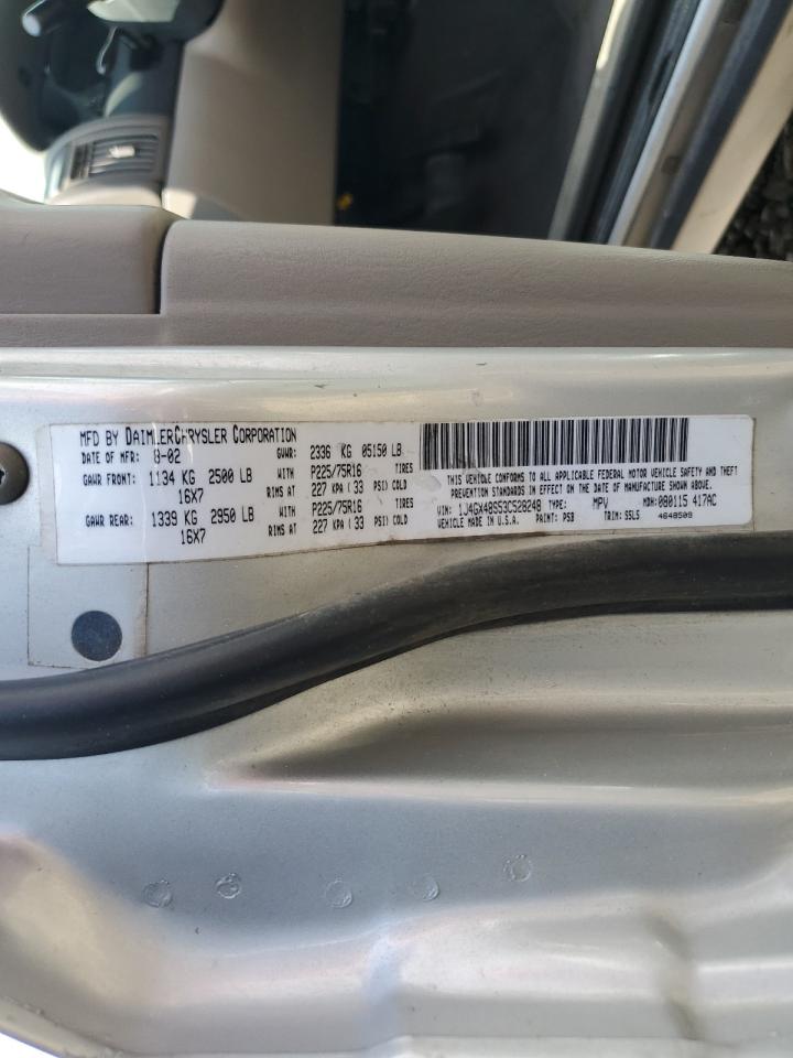 2003 Jeep Grand Cherokee Laredo VIN: 1J4GX48S53C528248 Lot: 63098264